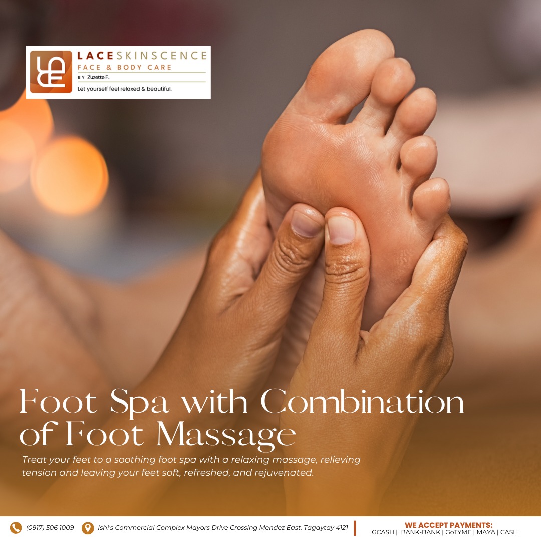 Foot Spa with Combination of Foot Massage